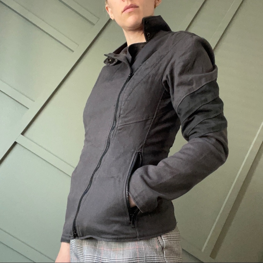 Volante Designs Moto Jacket in grey